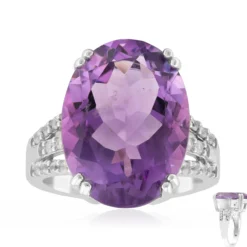 Amethyst-Silberring