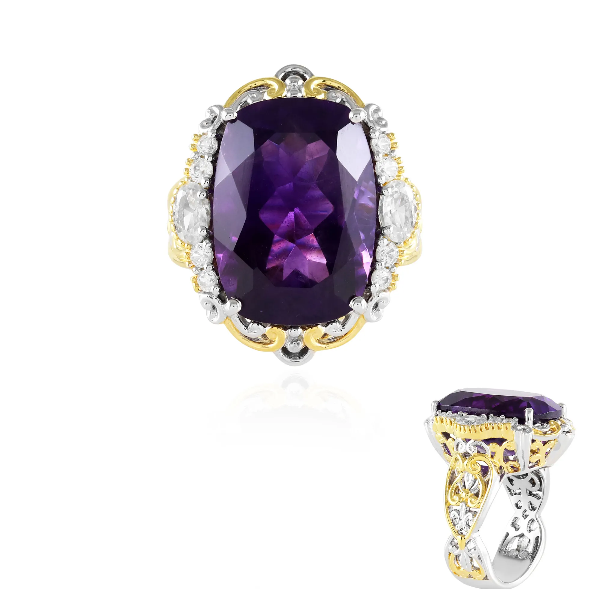 Amethyst-Silberring