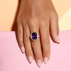 Amethyst-Silberring