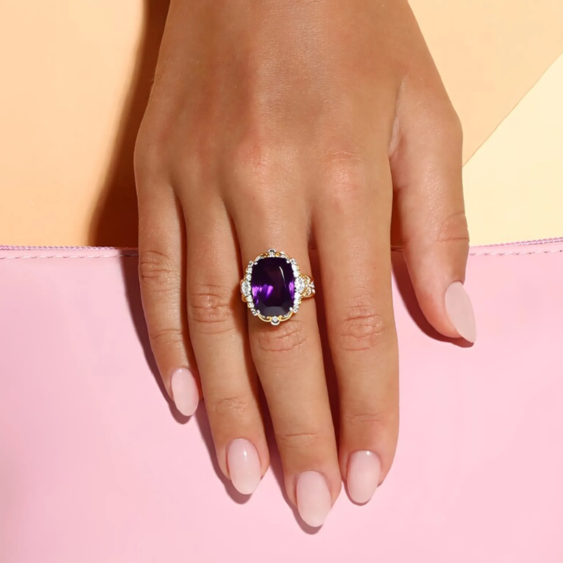 Amethyst-Silberring