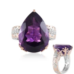 Amethyst-Silberring