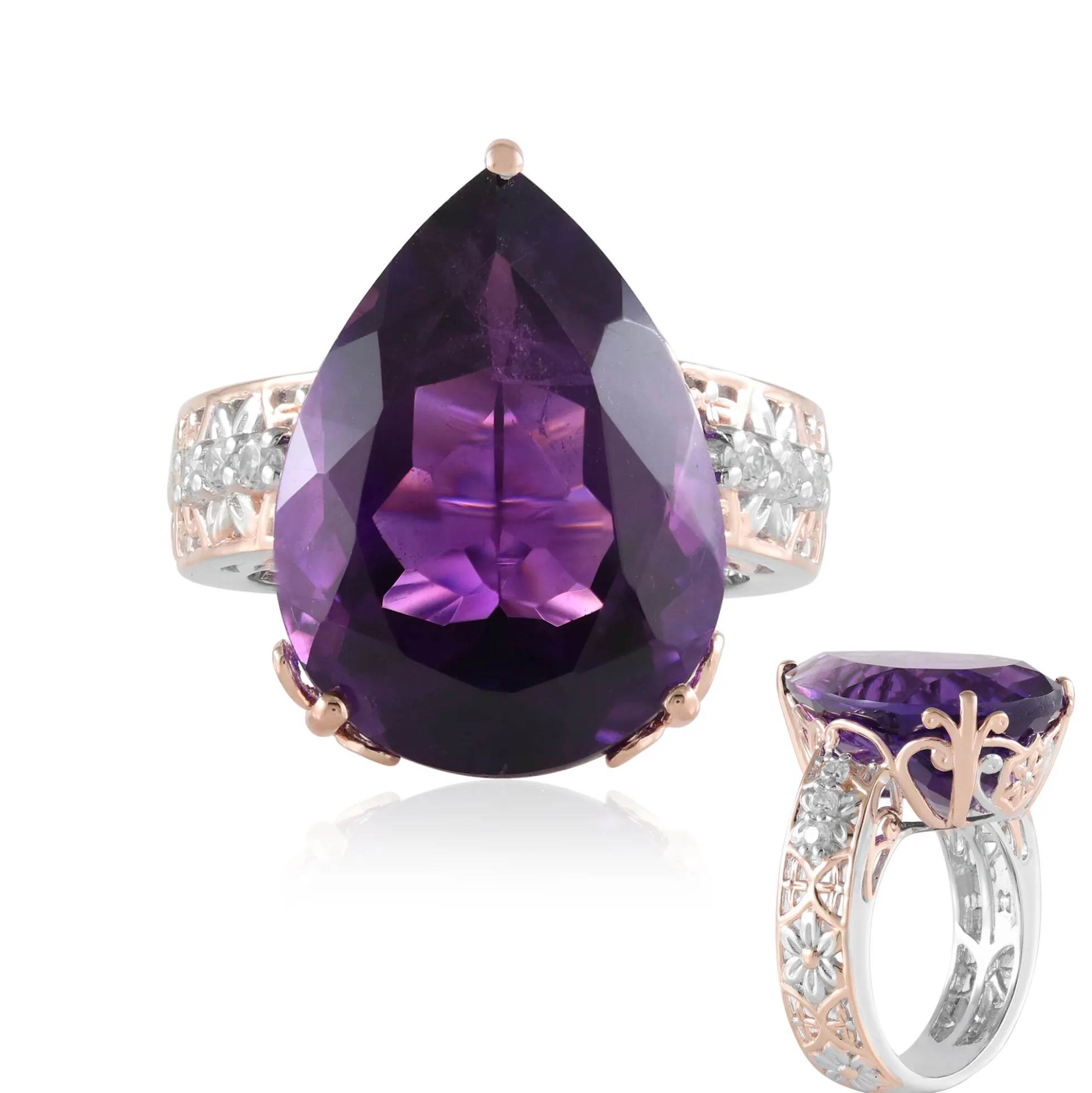 Amethyst-Silberring