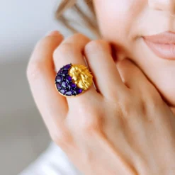 Amethyst-Silberring
