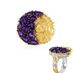Amethyst-Silberring