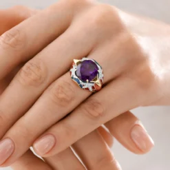 Amethyst-Silberring