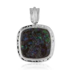 Ammolith-Silberanhänger