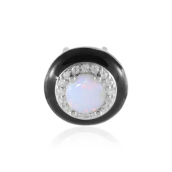 Australischer Opal-Silberanhänger