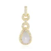 Australischer Opal-Silberanhänger