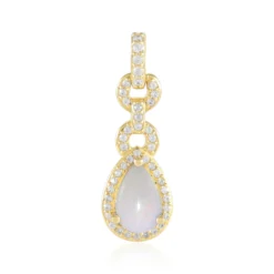 Australischer Opal-Silberanhänger