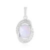Australischer Opal-Silberanhänger
