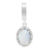 Australischer Opal-Silberanhänger