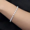 Australischer Opal-Silberarmband