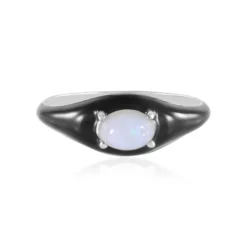 Australischer Opal-Silberring