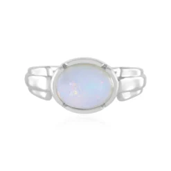Australischer Opal-Silberring