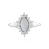 Australischer Opal-Silberring
