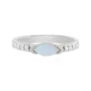 Australischer Opal-Silberring
