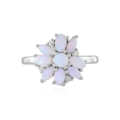 Australischer Opal-Silberring