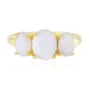 Australischer Opal-Silberring