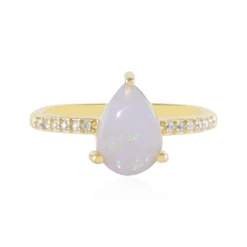 Australischer Opal-Silberring
