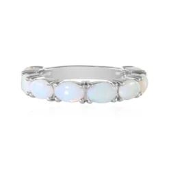 Australischer Opal-Silberring