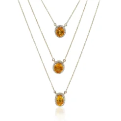 Ban Ka Cha-Oranger Saphir-Goldcollier