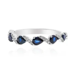 Blauer Ceylon-Saphir-Goldring
