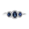 Blauer Ceylon-Saphir-Goldring