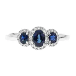 Blauer Ceylon-Saphir-Goldring