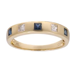 Blauer Ceylon-Saphir-Goldring