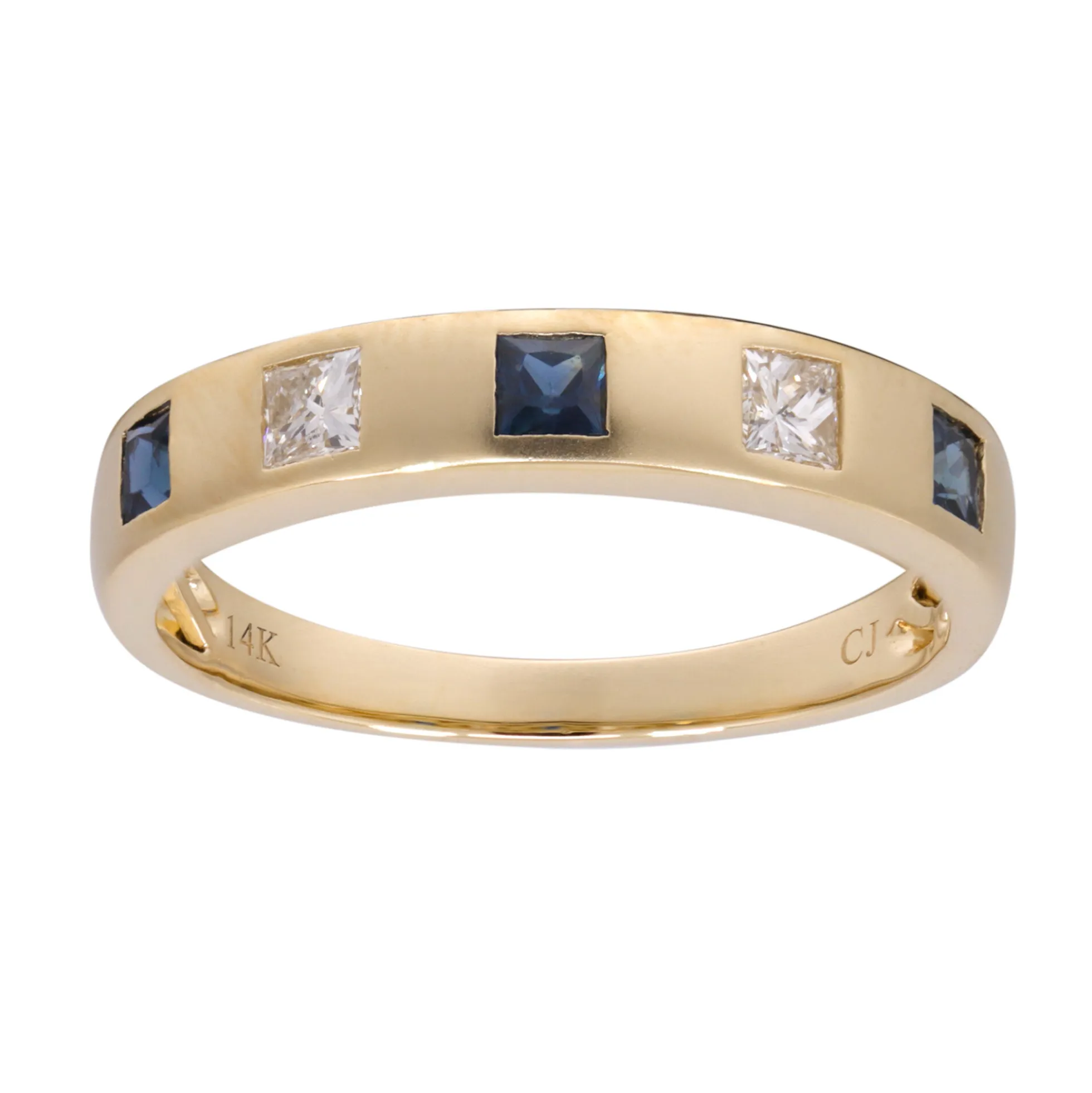 Blauer Ceylon-Saphir-Goldring
