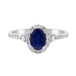 Blauer Ceylon-Saphir-Goldring