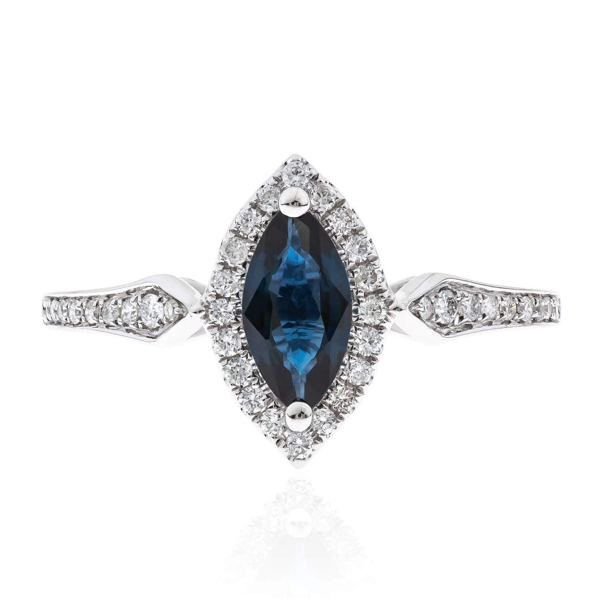 Blauer Ceylon-Saphir-Goldring
