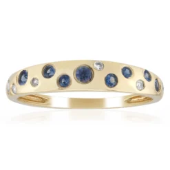 Blauer Ceylon-Saphir-Goldring