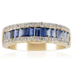 Blauer Ceylon-Saphir-Goldring