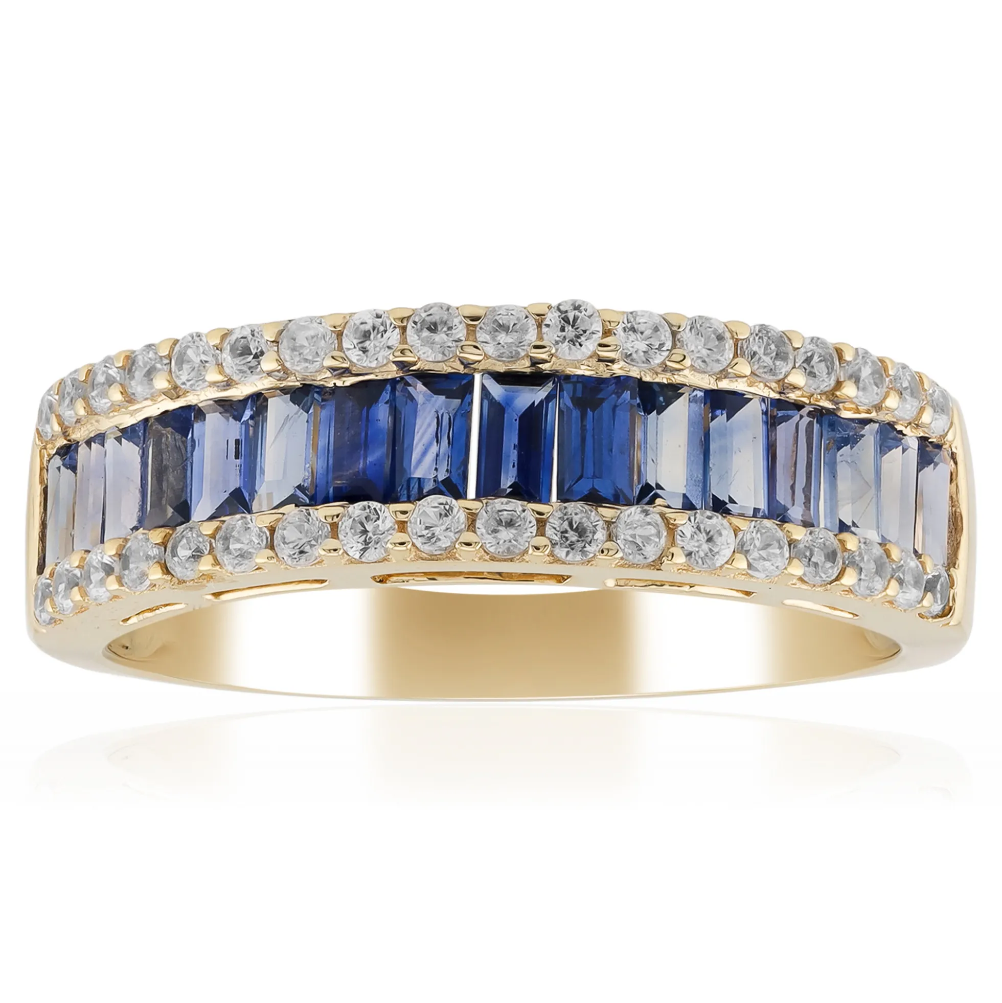 Blauer Ceylon-Saphir-Goldring
