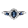 Blauer Ceylon-Saphir-Goldring