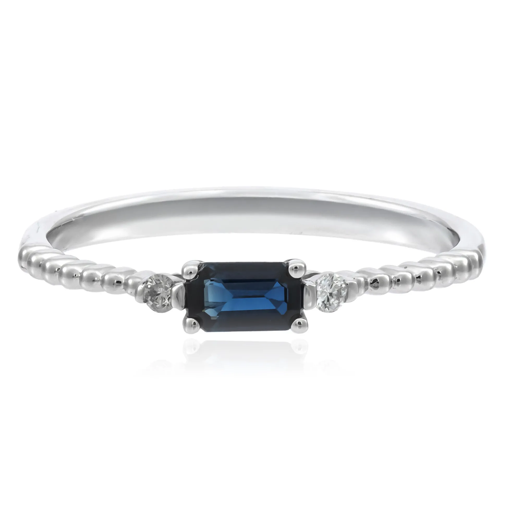 Blauer Ceylon-Saphir-Goldring