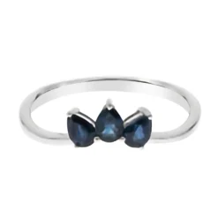 Blauer Ceylon-Saphir-Goldring