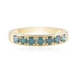 Blauer I2 Brillant-Goldring