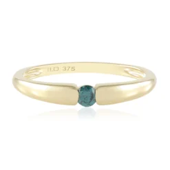 Blauer I2 Brillant-Goldring