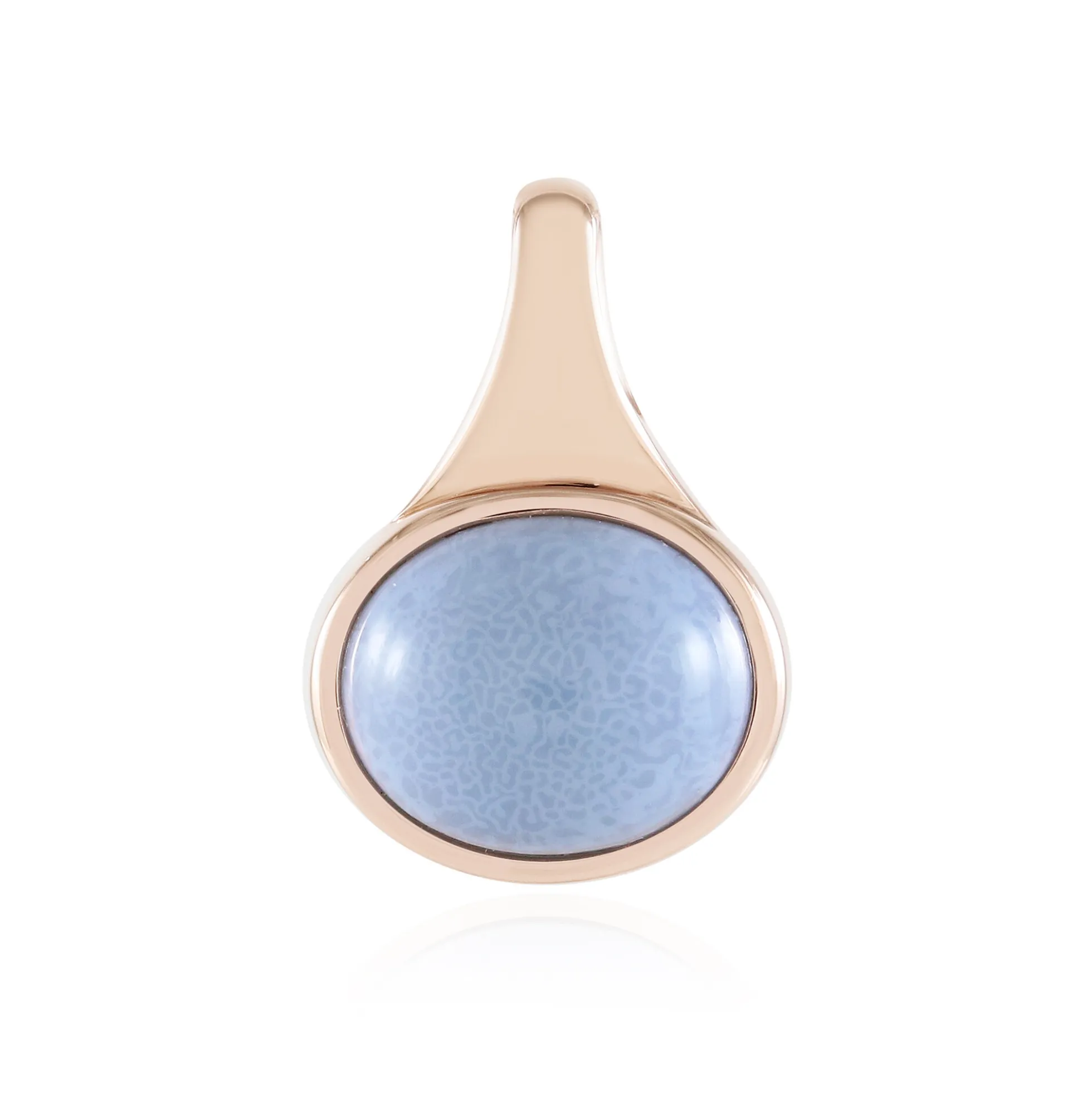 Blauer Opal-Silberanhänger