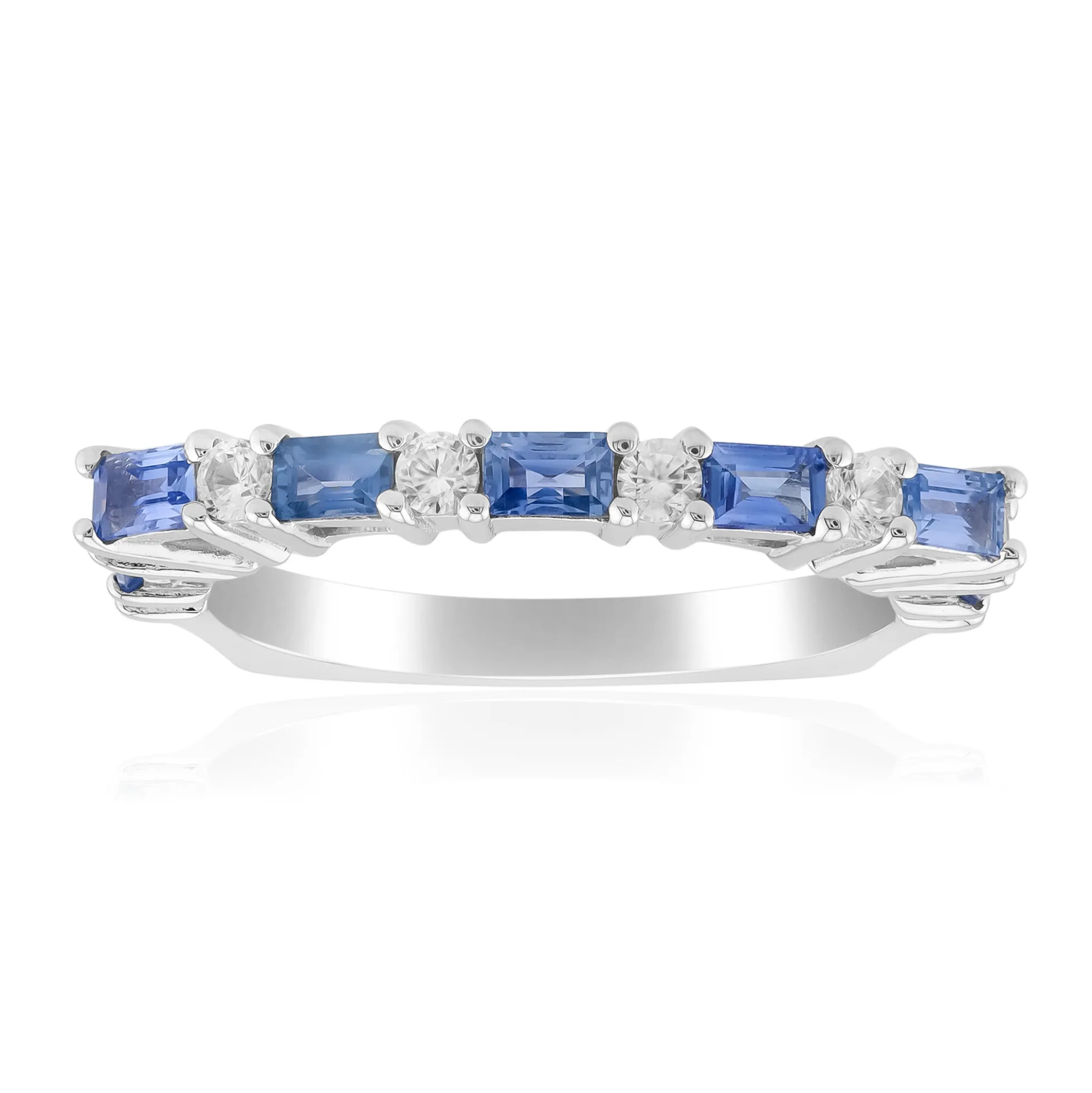 Blauer Tuléar-Saphir-Goldring