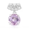 Bolivianischer Amethyst-Silberanhänger