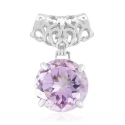 Bolivianischer Amethyst-Silberanhänger