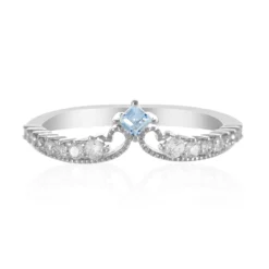 Brasilianischer Aquamarin-Goldring