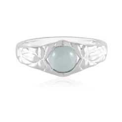 Brasilianischer Aquamarin-Silberring