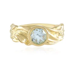 Brasilianischer Aquamarin-Silberring