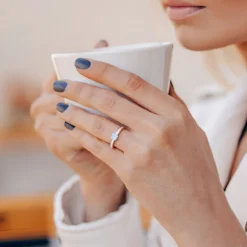 Brasilianischer Aquamarin-Silberring