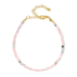 Brasilianischer Morganit-Silberarmband