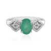 Brasilianischer Smaragd-Goldring
